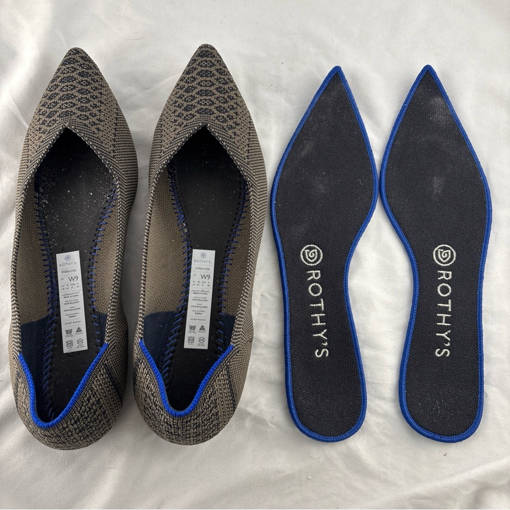 Rothy’s The Point Walnut Python Retired Print Poi… - image 10